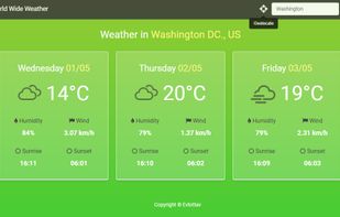 World Wide Weather screenshot 2