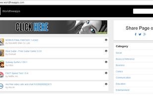 Worldfreeapps.com Screenshot