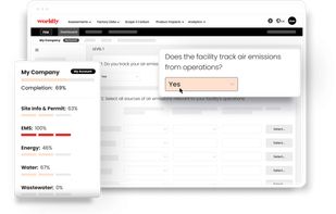 Sample Question From Higg Facility Environmental Module About Facility Emissions