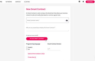 Installing smart contracts is fully coordinated with all members, a form and a consensus approval is all it takes.
