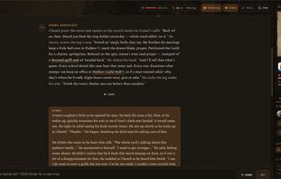 In-Game scene writing with npcs, interiors, and more. 