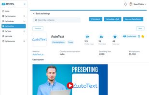 WOWS Investment Portal screenshot 1