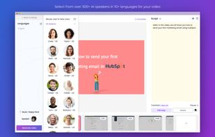 Select AI voice-over