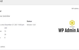 WP Admin Audit dashboard