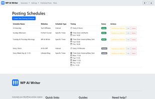 WP AI Writer screenshot 2