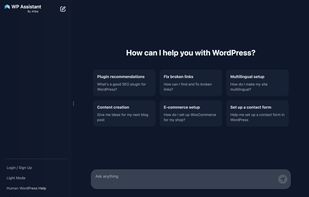WP Assistant screenshot 1