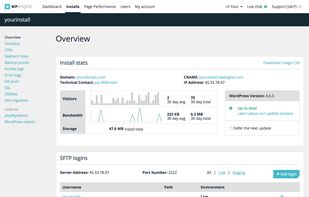 WP Engine screenshot 1