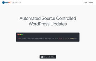WP Git Updater screenshot 1
