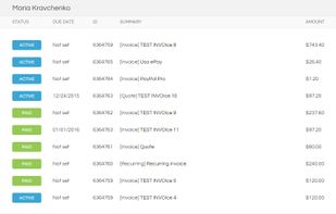 WP-Invoice screenshot 2