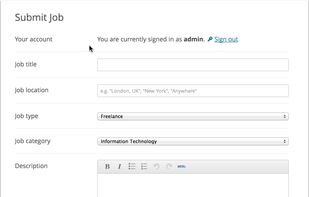 WP Job Manager screenshot 1