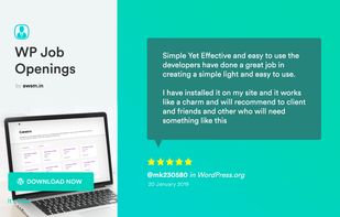 WP Job Openings screenshot 1