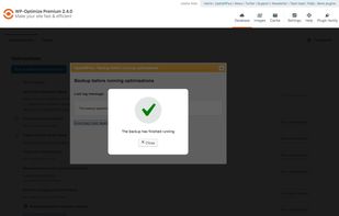 WP-Optimize screenshot 2