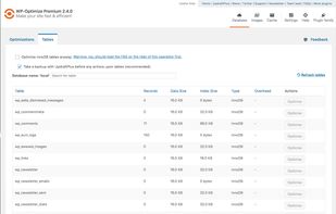 WP-Optimize screenshot 3
