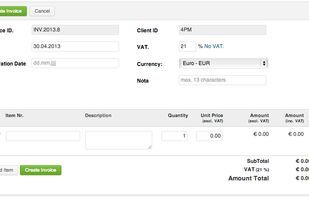 WP PRO Invoicing System screenshot 1