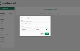 WP Snippets AI screenshot 1