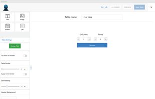 WP Table Builder screenshot 1