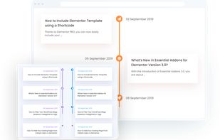 WP Timeline Designer PRO Plugin screenshot 1