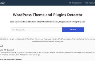 WPdetector screenshot 1
