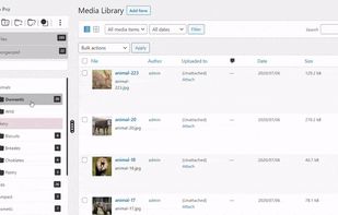 WPFileo - WordPress Media Library Plugin screenshot 1