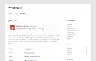 WPJobBoard screenshot 3