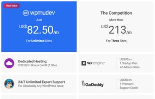 WPMU DEV Vs. Competition