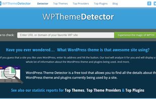 WPThemeDetector screenshot 1