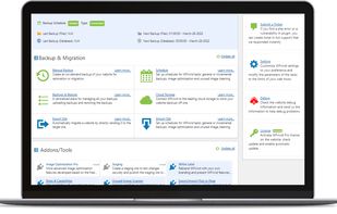 WPvivid Backup screenshot 1