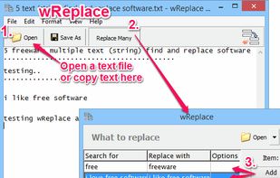 wReplace screenshot 2