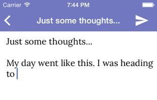 Write.as screenshot 1