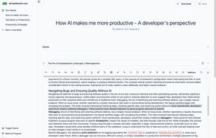 WriteABookAI screenshot 1