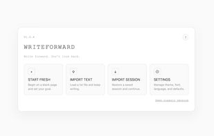 WriteForward screenshot 1
