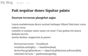 WriteFreely screenshot 1