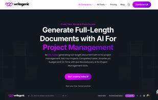 Writegenic AI screenshot 1