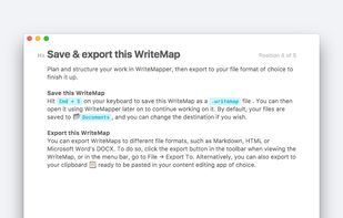 WriteMapper screenshot 1