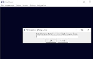 You can change the font type and size.