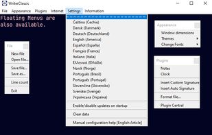 Floating Menus are a thing here!