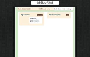 WriterStat screenshot 2
