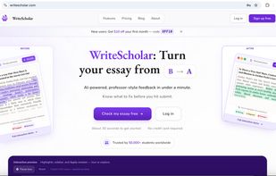 Landing Page - If you want to improve your essays then this is the website for you 