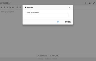 Add your own password