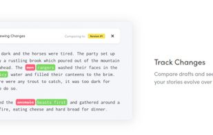 Track changes in your drafts.