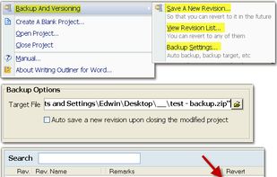 Writing Outliner screenshot 3