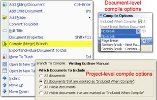Writing Outliner screenshot 1