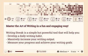 Writing Streak screenshot 1