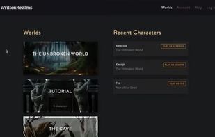 WrittenRealms screenshot 1