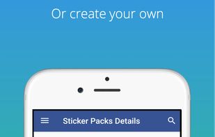 Import images and create your own sticker pack.