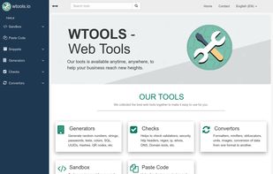 wtools.io screenshot 1