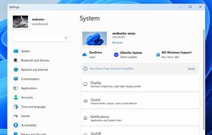 Wubuntu screenshot 1