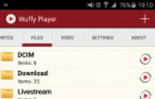 Wuffy Media Player screenshot 1