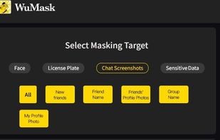Mask chat screenshots