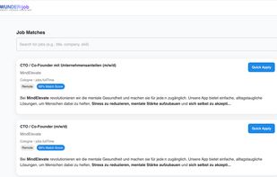 WunderJob screenshot 1